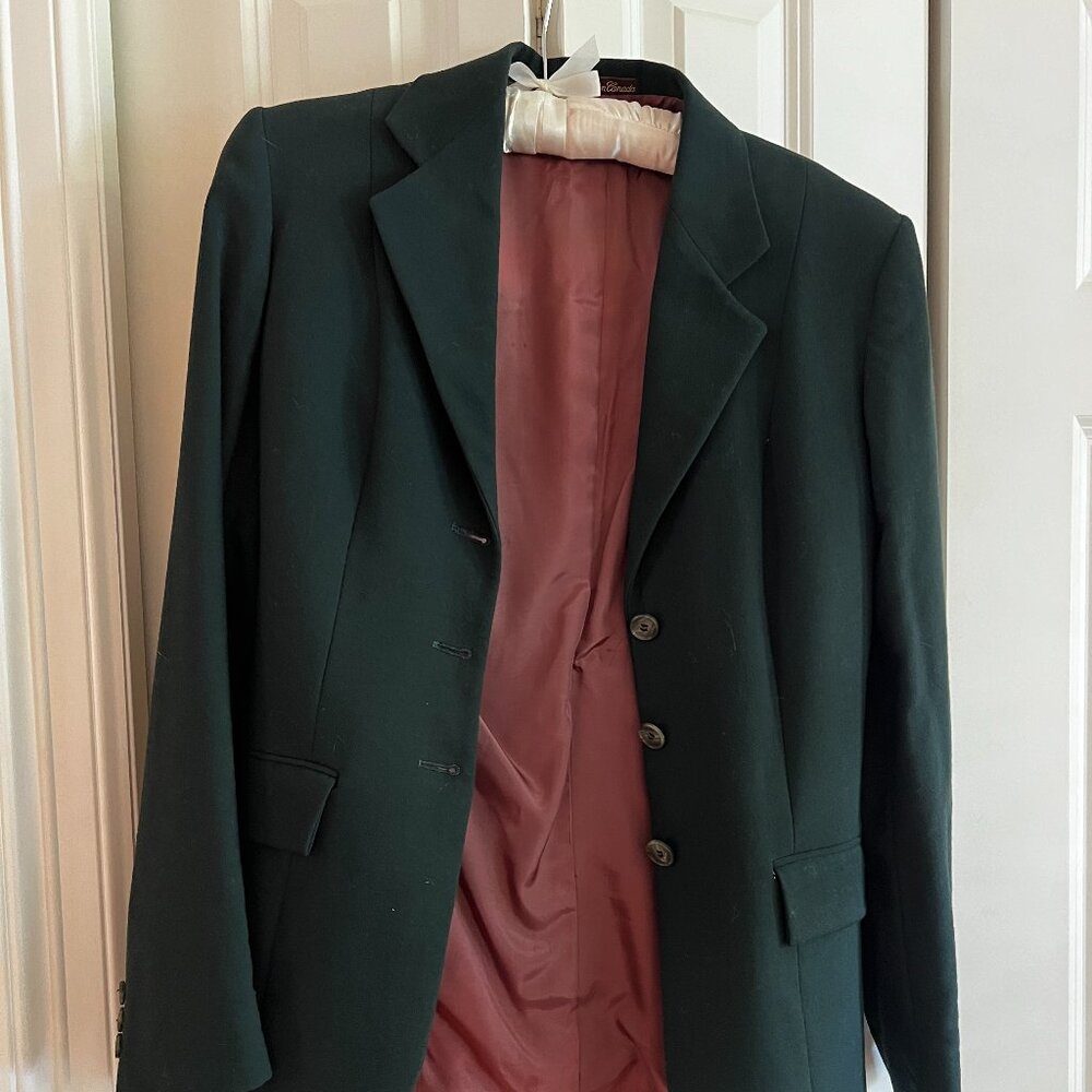 Equestrian wool jacket